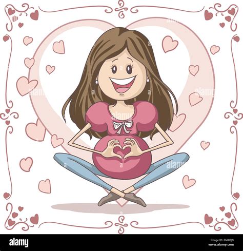 pregnant woman cartoon|Pregnant Woman Cartoon Pictures, Images and Stock .